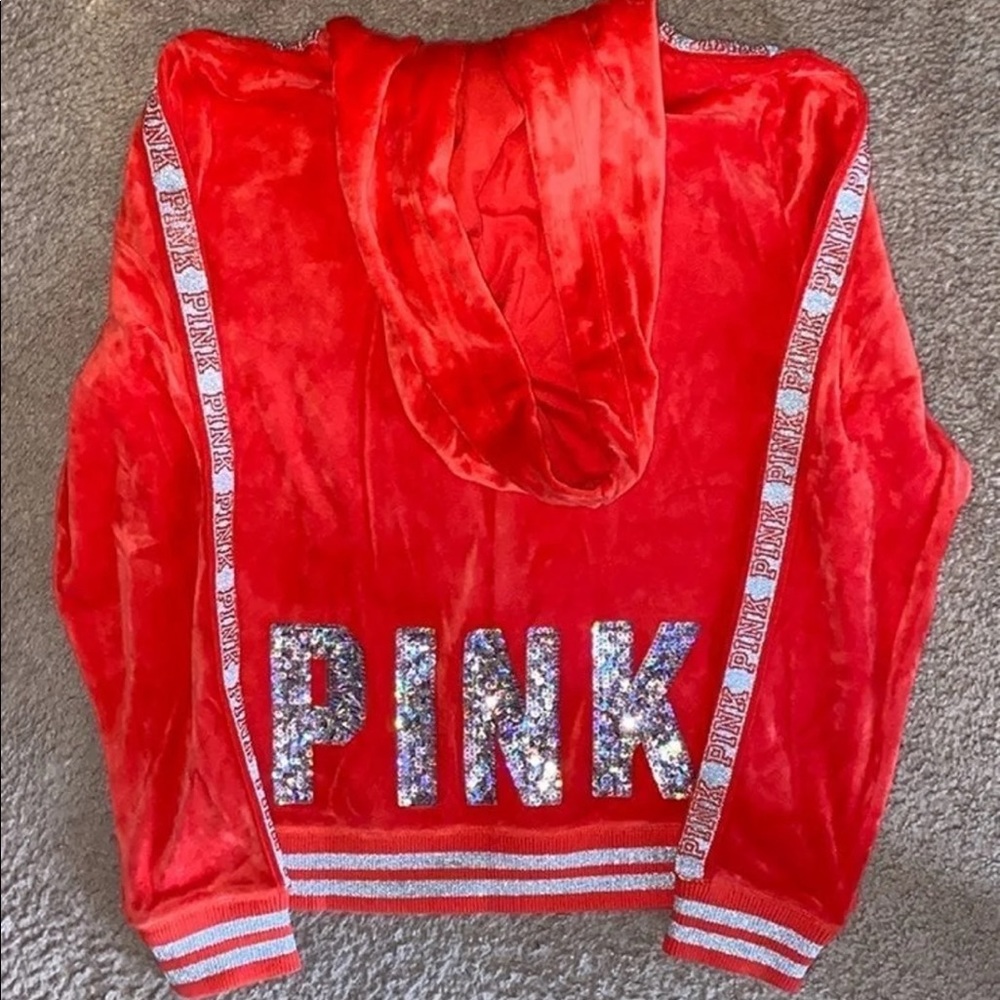 Pink hoodie